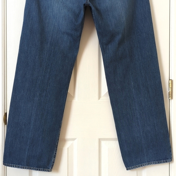 Polo Ralph Lauren 90's Vintage Medium Wash Relaxed Fit Straight Leg Jeans 36x32 - Picture 6 of 14